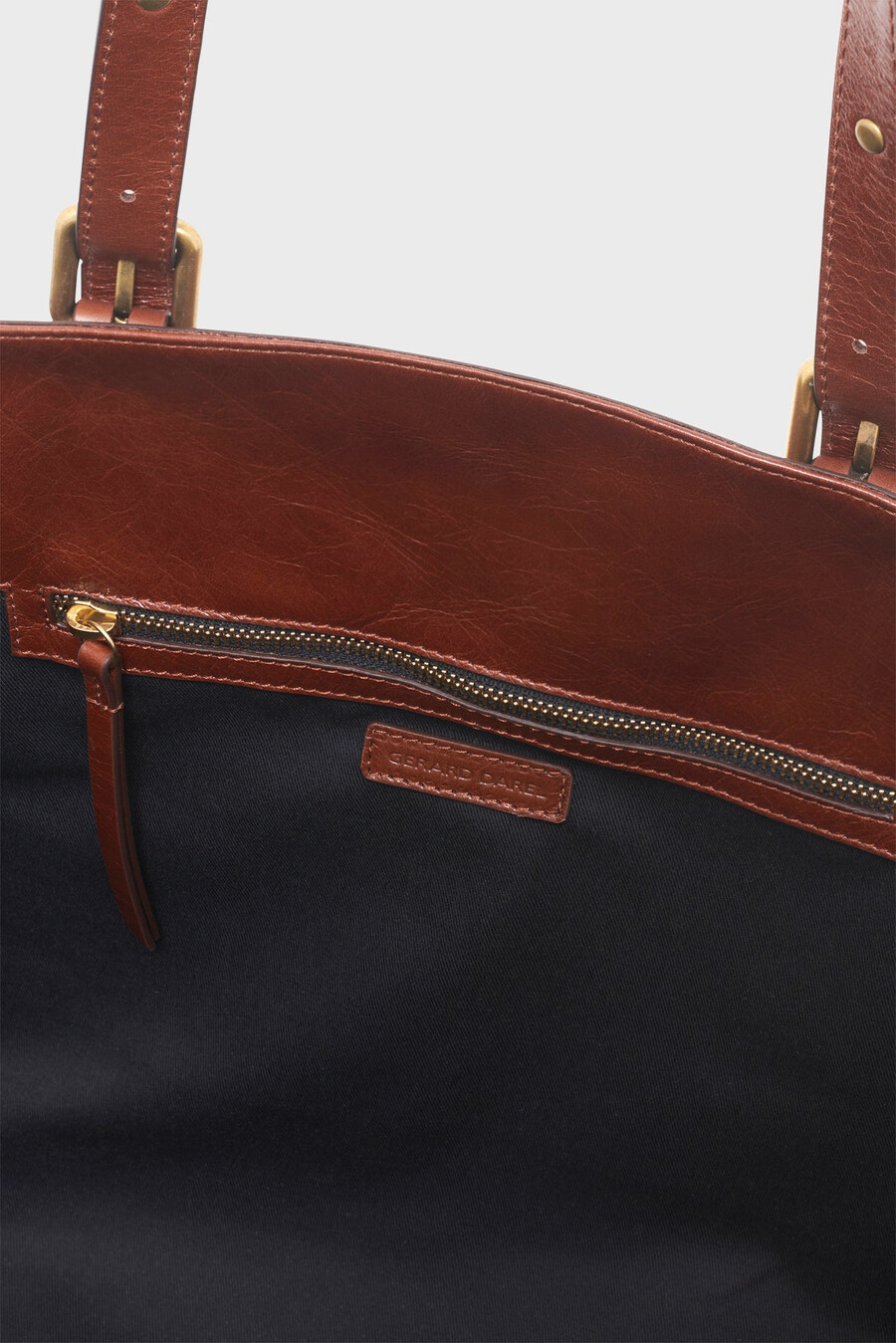 bolso shopping en piel efecto arrugado - simple bag