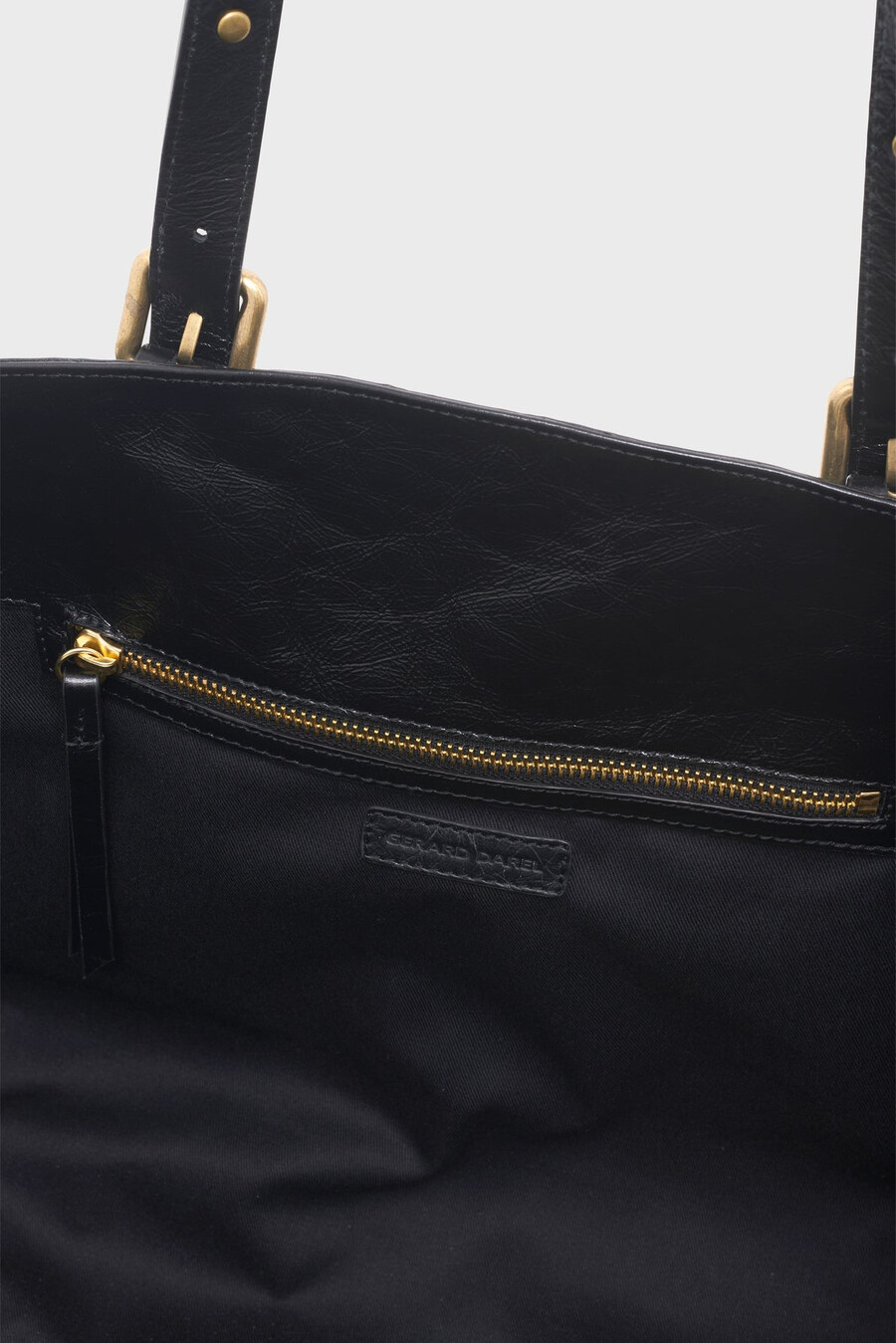 bolso shopping en piel efecto arrugado - simple bag
