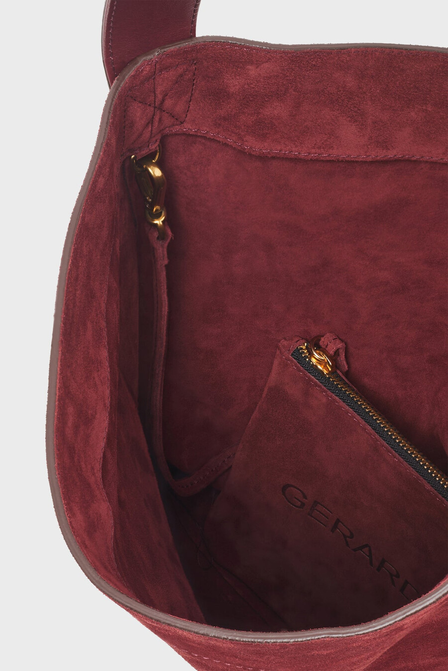 bolso en piel serraje - lady