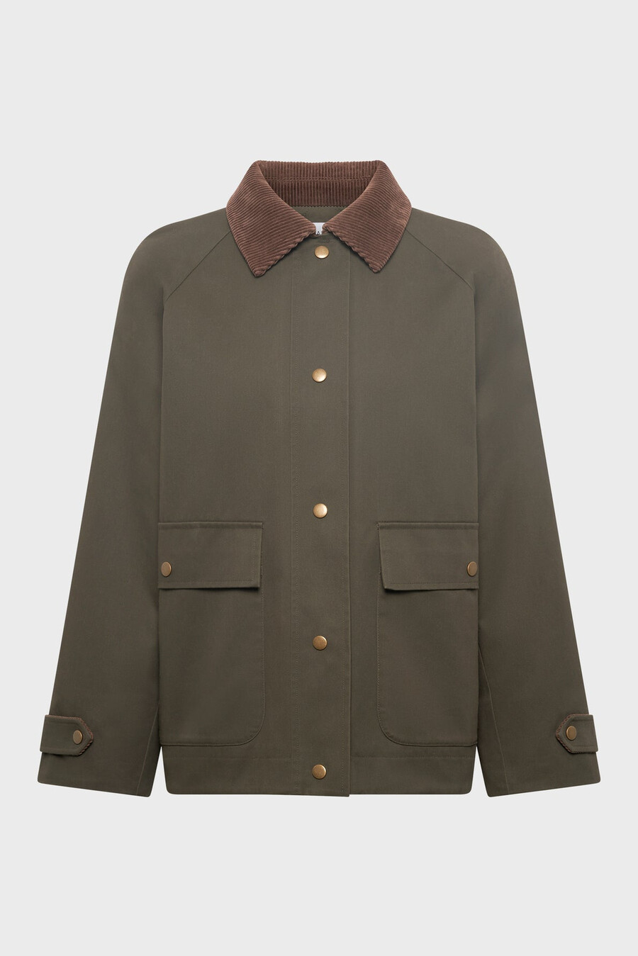 parka con cuello de pana - xana