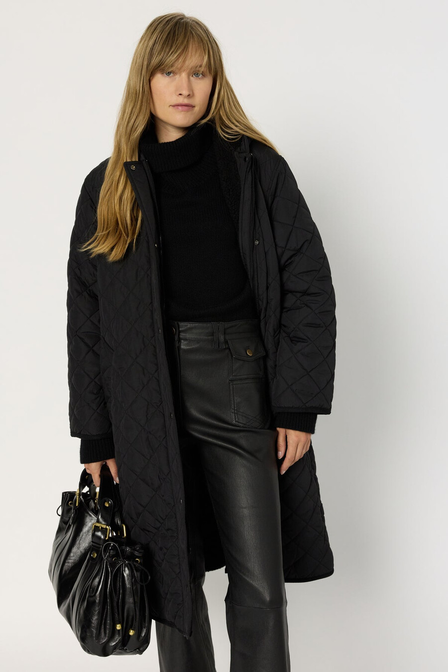 chaqueta larga acolchada - maeva
