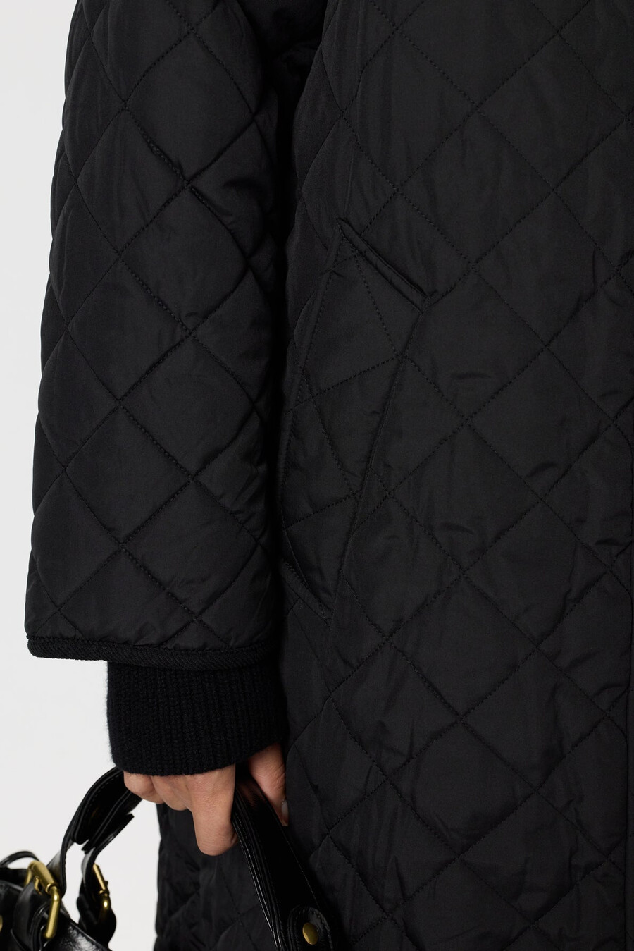 chaqueta larga acolchada - maeva