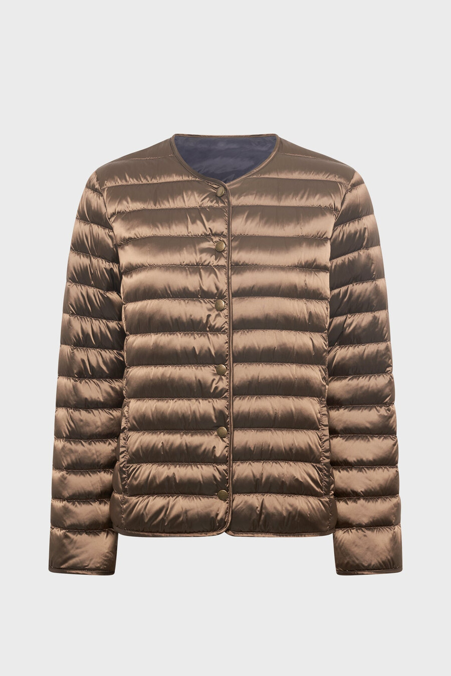 chaqueta ligera reversible de plumas - micaela