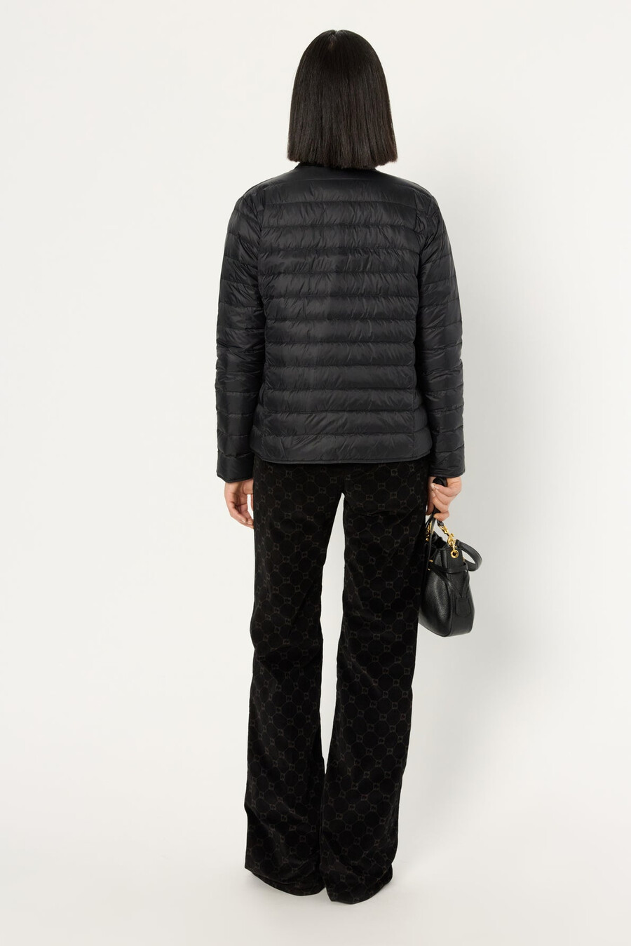 chaqueta ligera reversible de plumas - sade