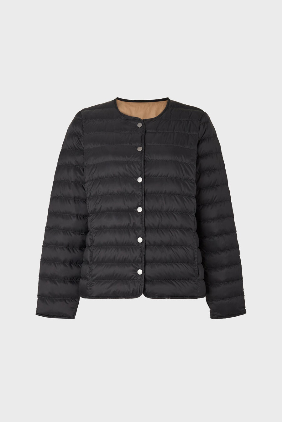 chaqueta ligera reversible de plumas - sade