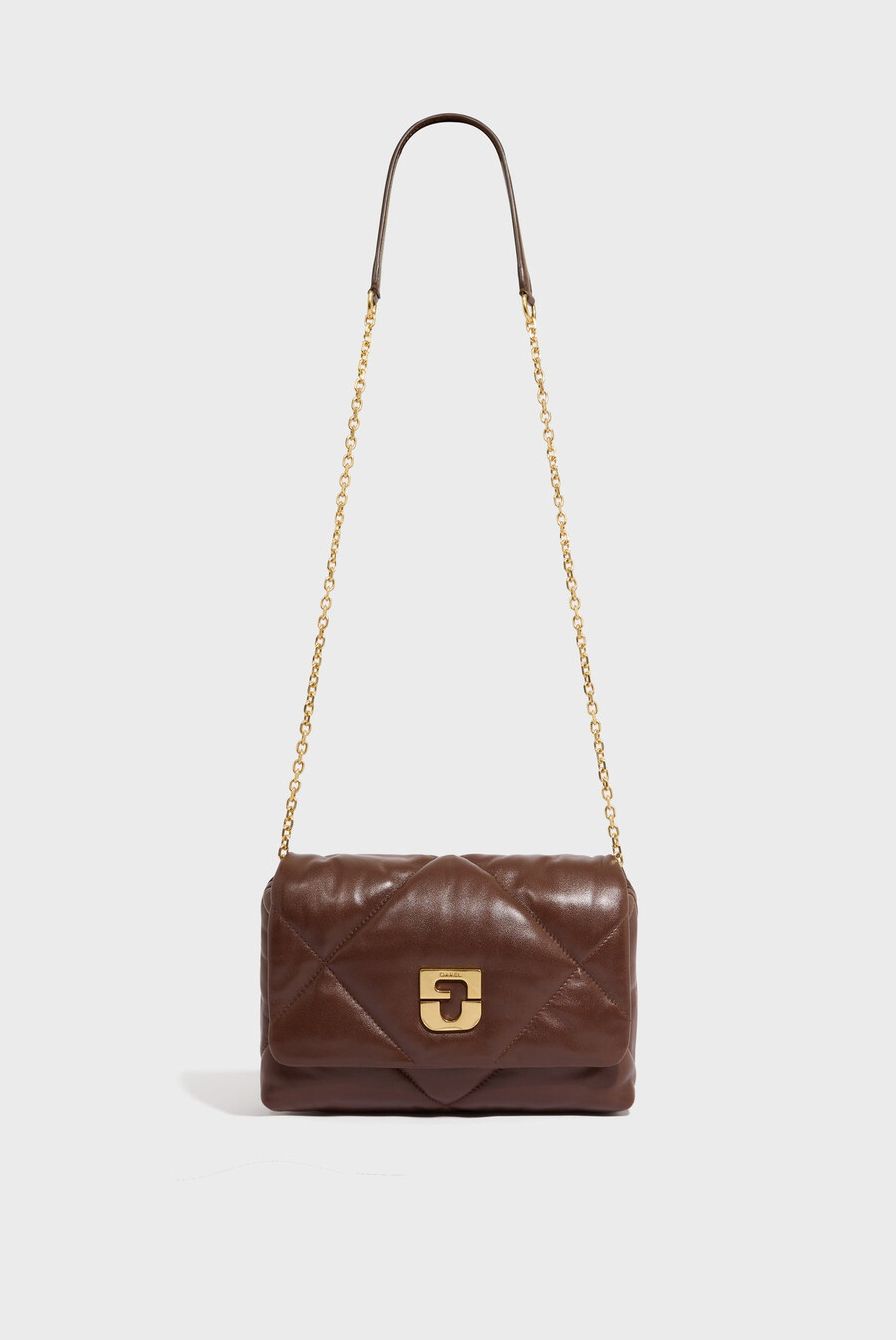 bolso bandolera de piel acolchada - le fanny