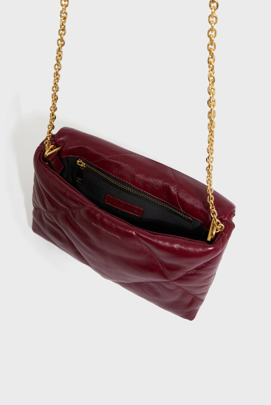 bolso de piel efecto arrugado - le fanny