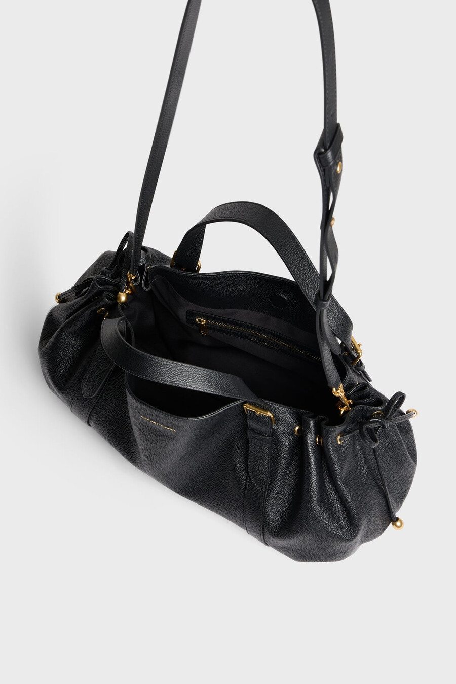 bolso de mano de piel granulada -le 24h
