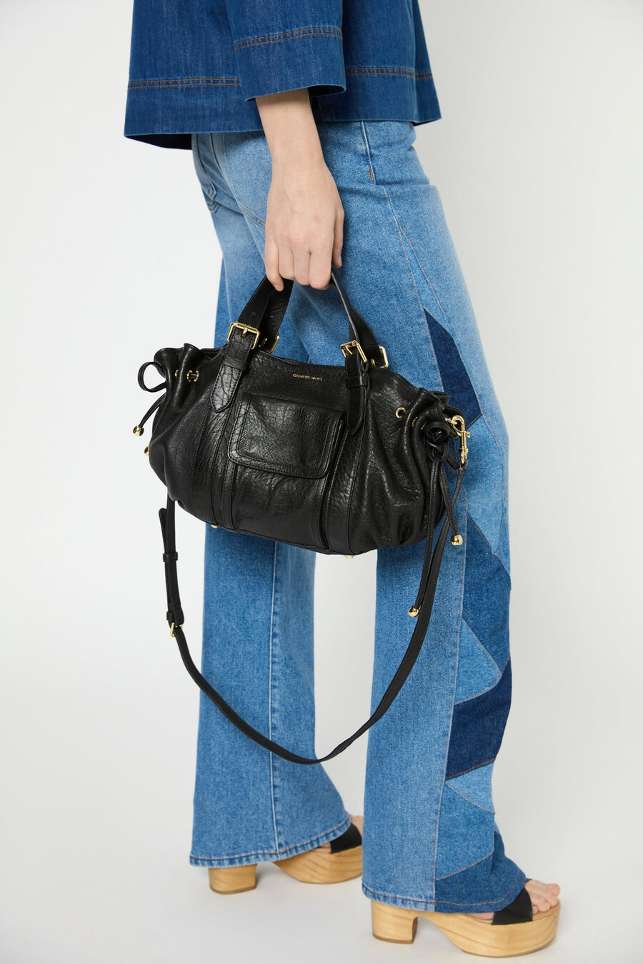 bolso de mano en piel de burbuja - 18h