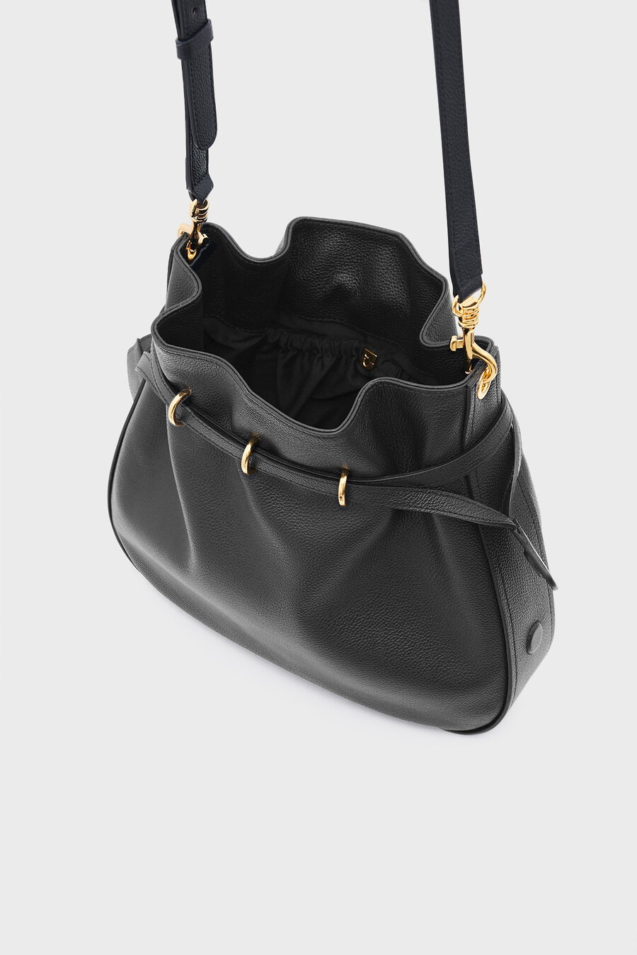 bolso de mano de piel - le romy