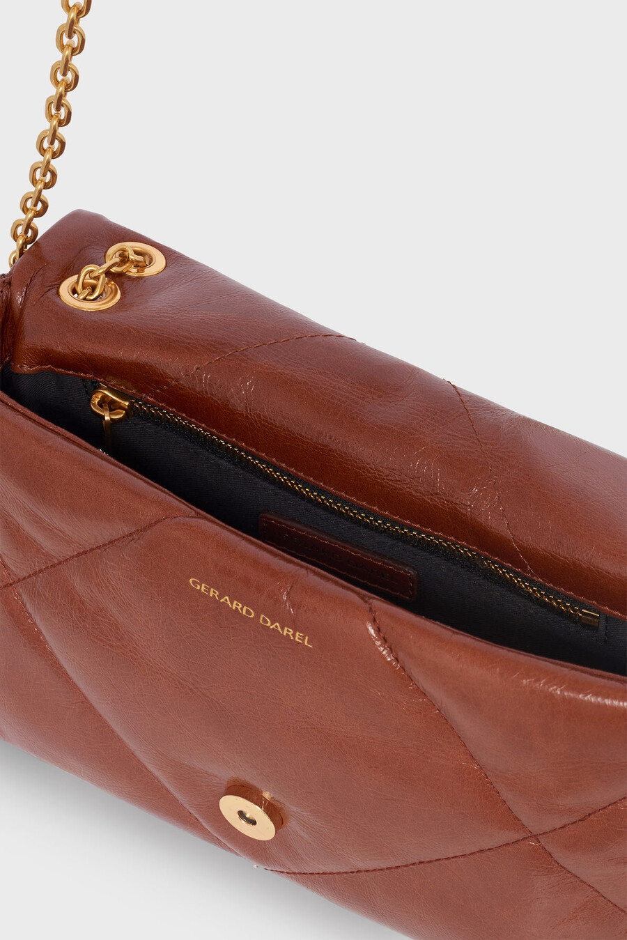 bolso de piel efecto arrugado - le fanny