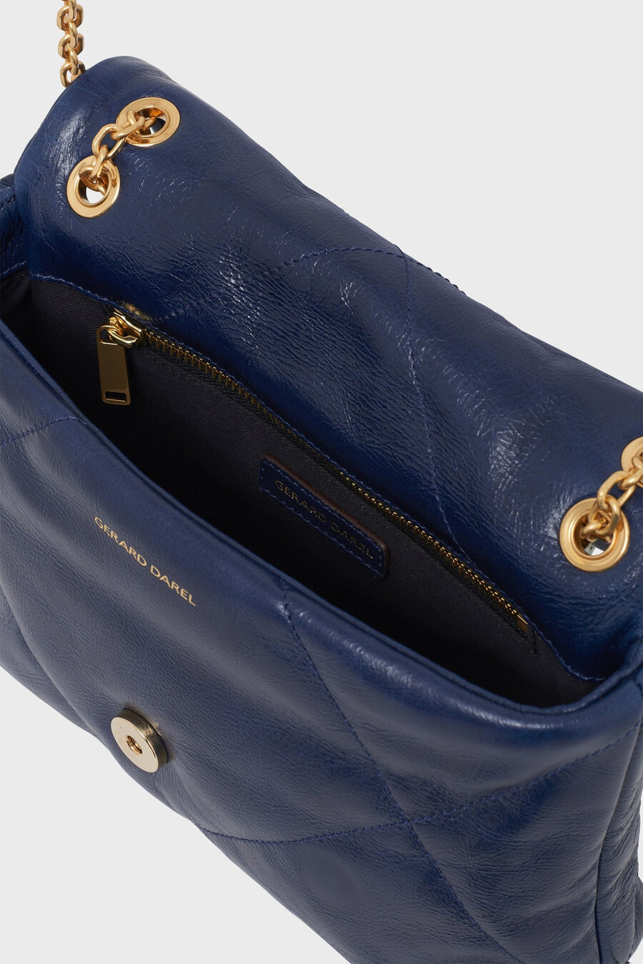 bolso de piel efecto arrugado - le fanny