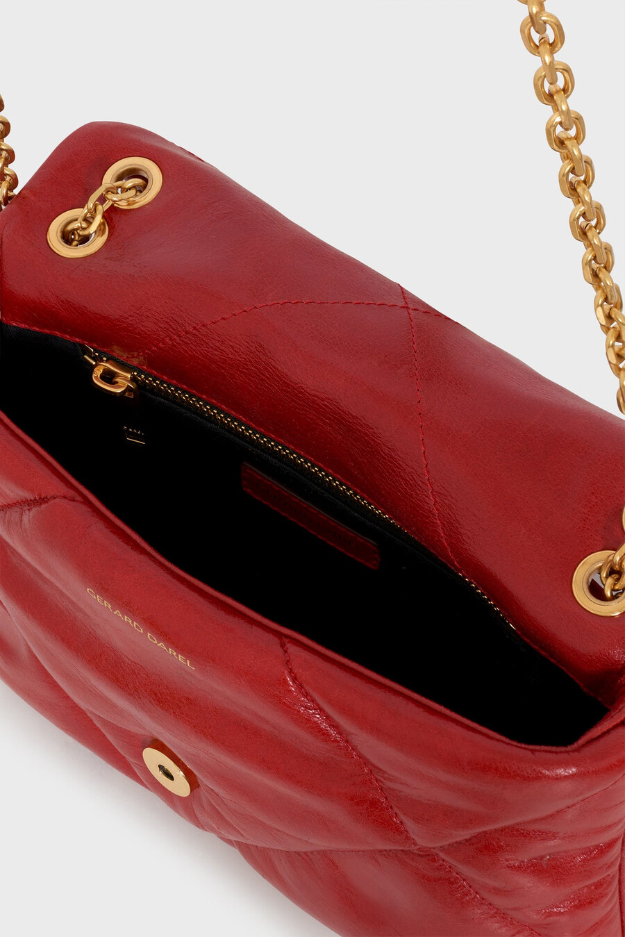 bolso de piel efecto arrugado - le fanny
