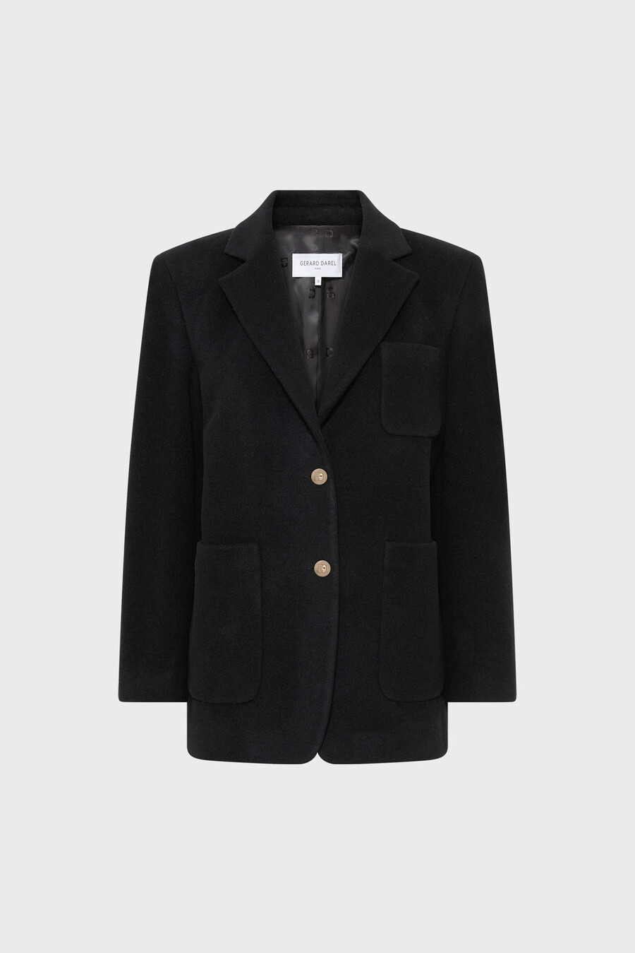 blazer de mezcla de lana - ninaelle