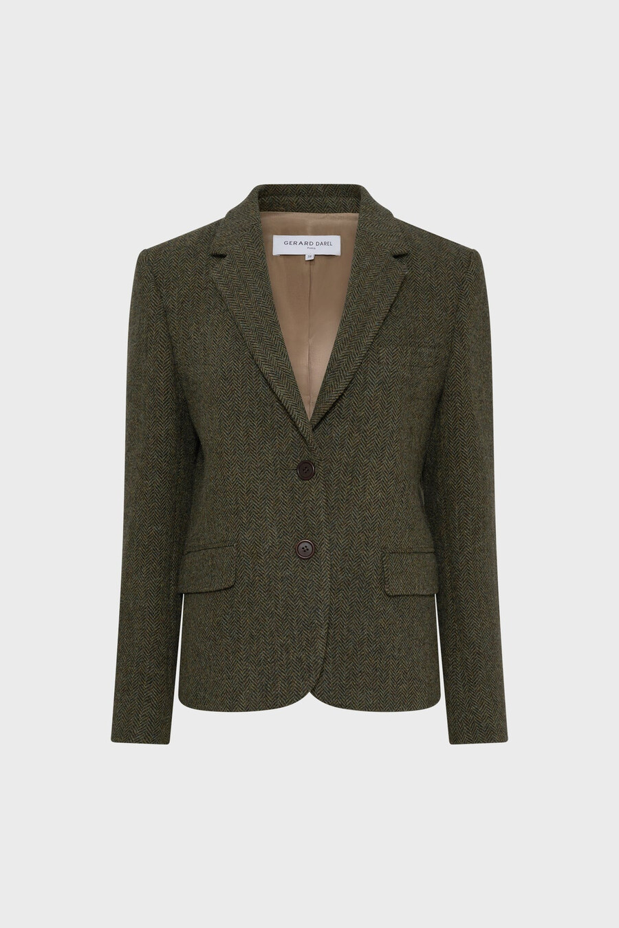 chaqueta de espiga de lana - noelie