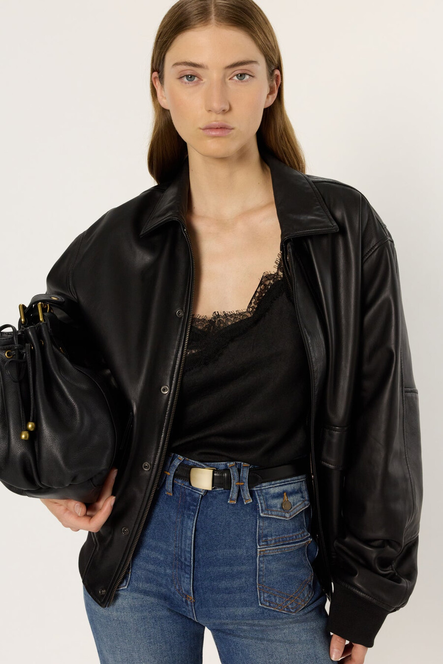 chaqueta de cuero - nima