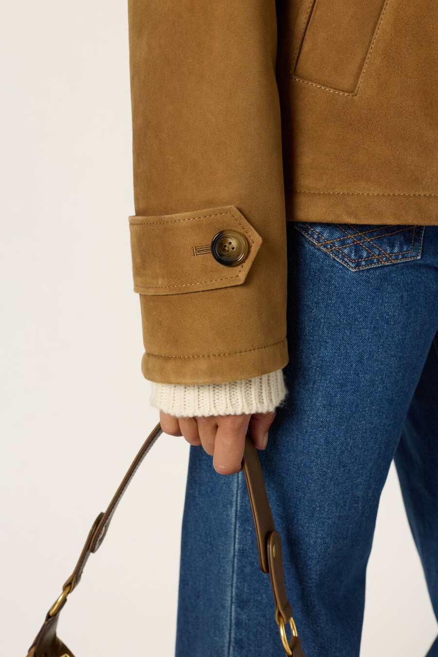 chaqueta bomber de piel de oveja - nathalie