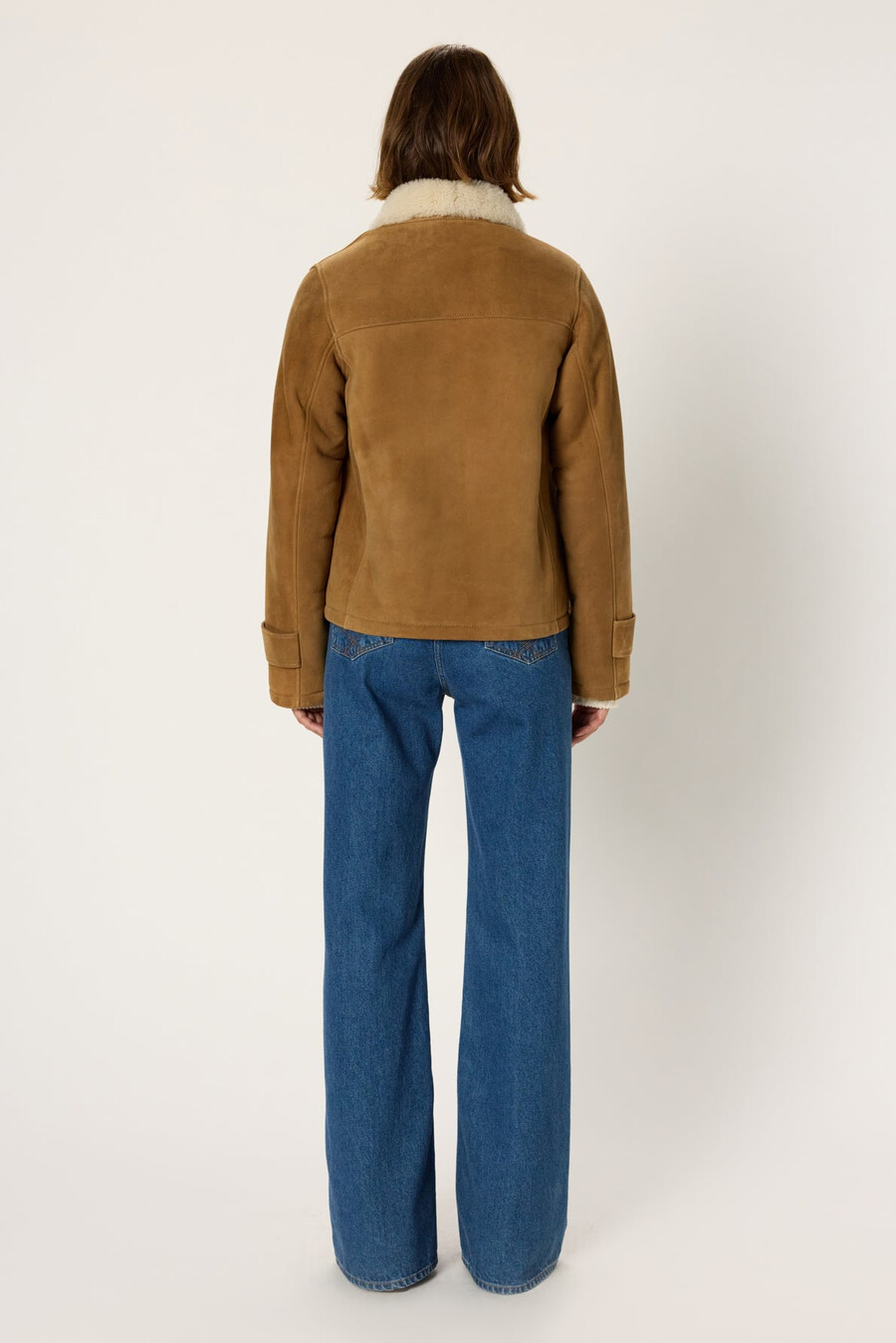 chaqueta bomber de piel de oveja - nathalie