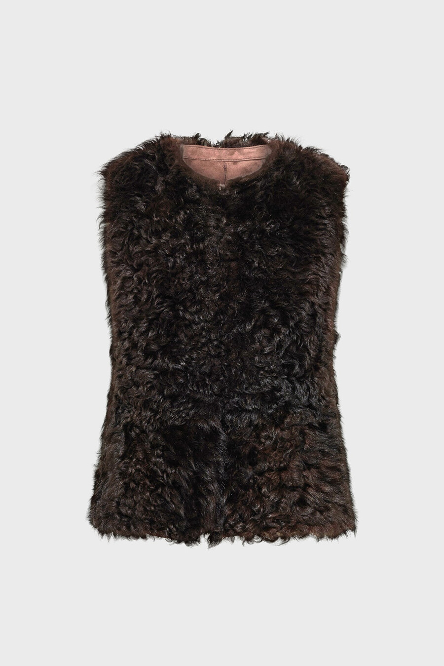 chaqueta de piel de oveja sin mangas - maelle
