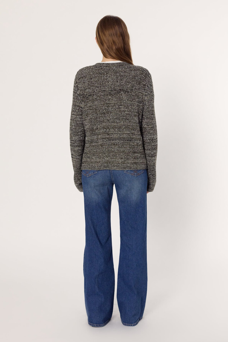 cárdigan estilo tweed con lúrex - edeline