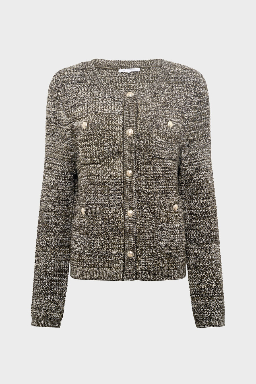 cárdigan estilo tweed con lúrex - edeline