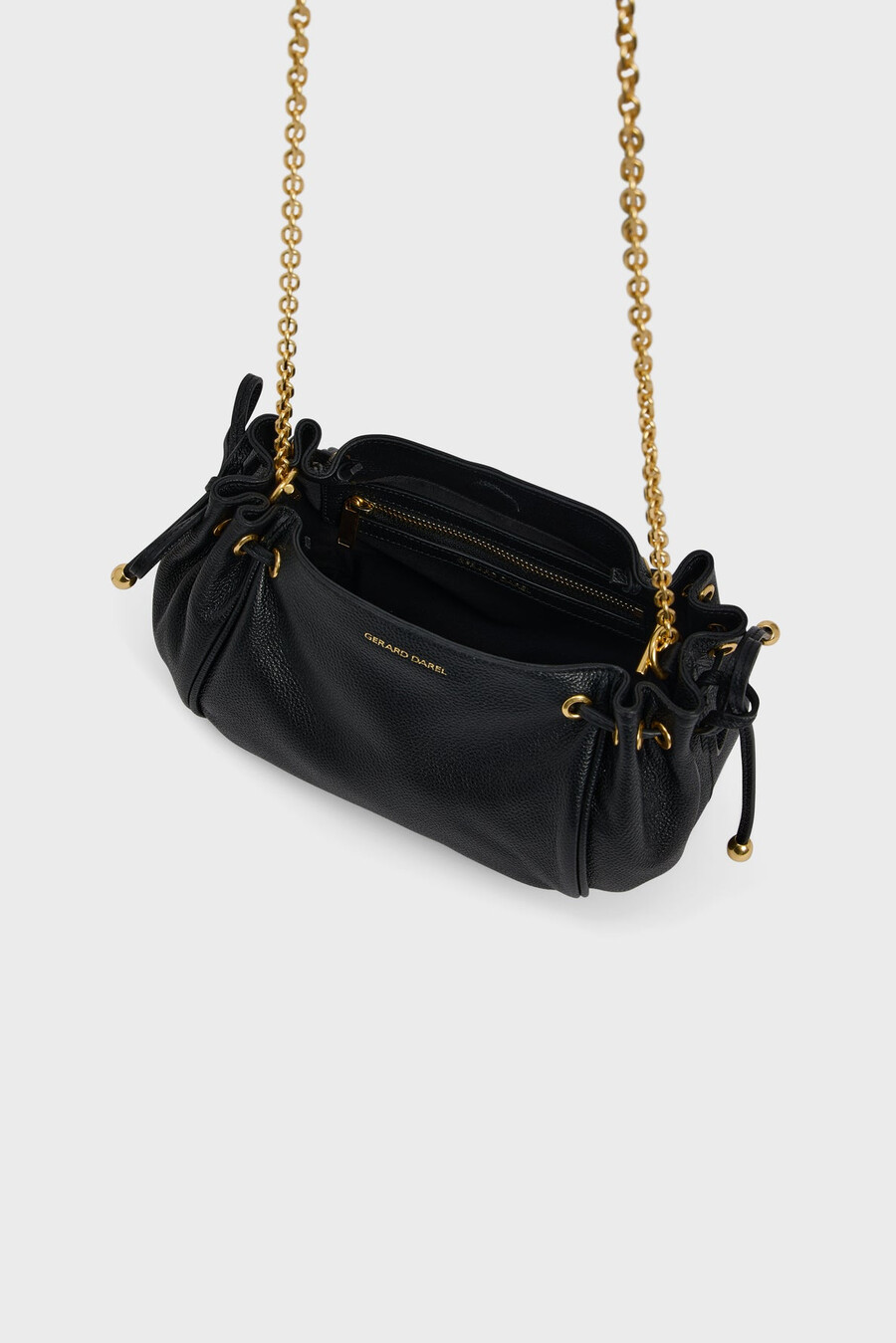 bolso de piel granulada - le mini 24