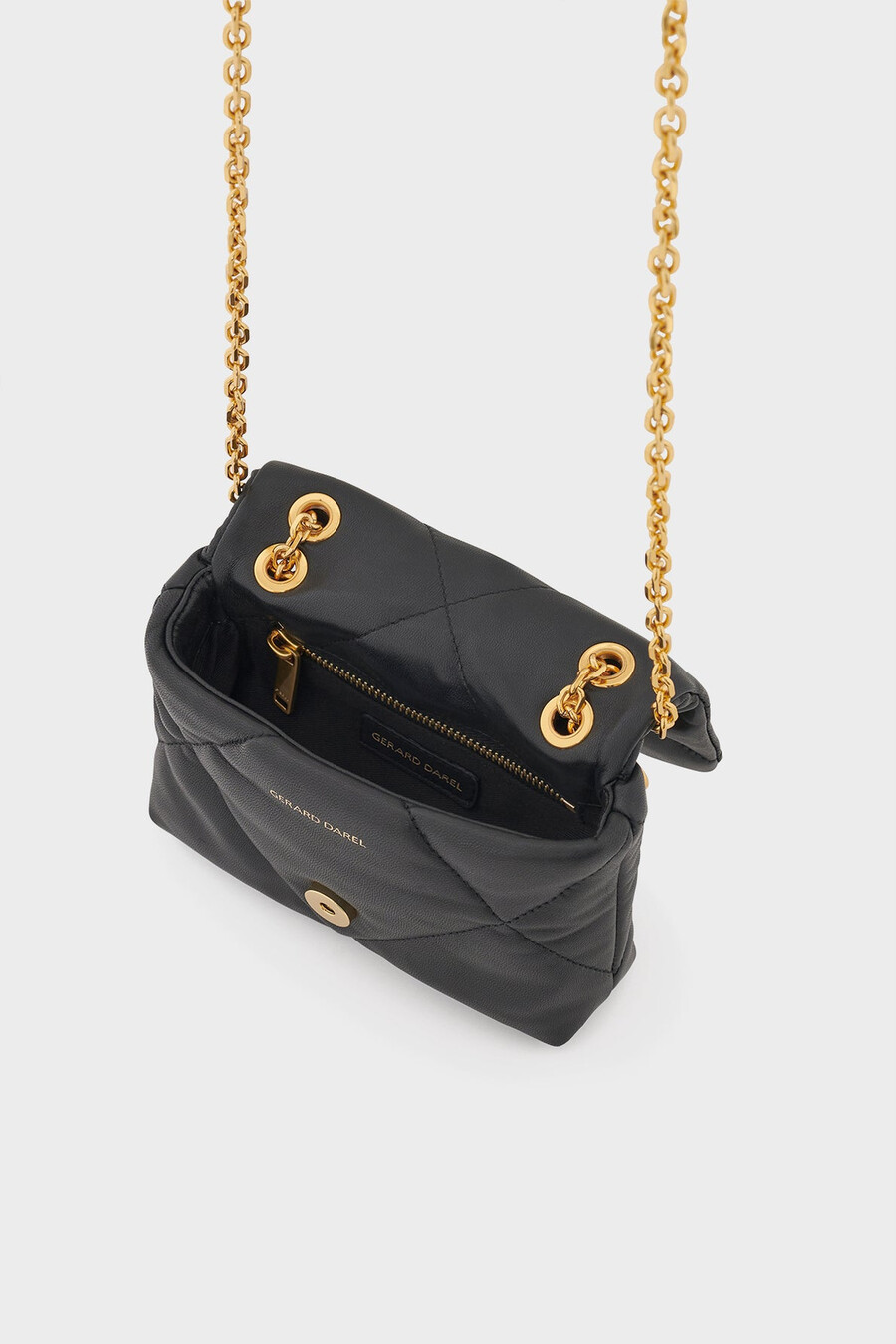 mini bolso de piel acolchada - le mini fanny