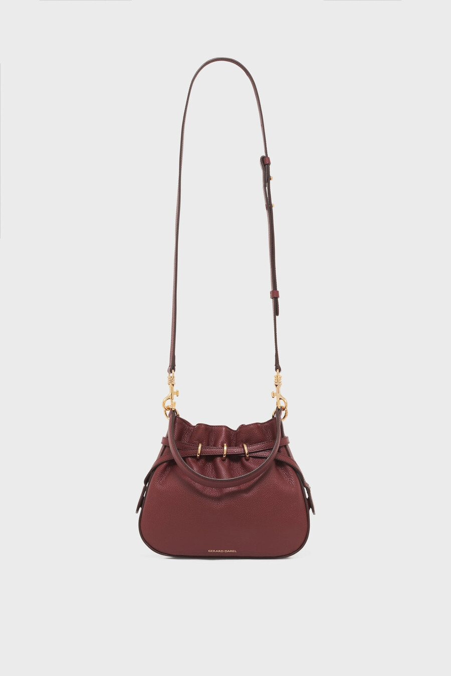 bolso cubo de piel flor - le mini romy