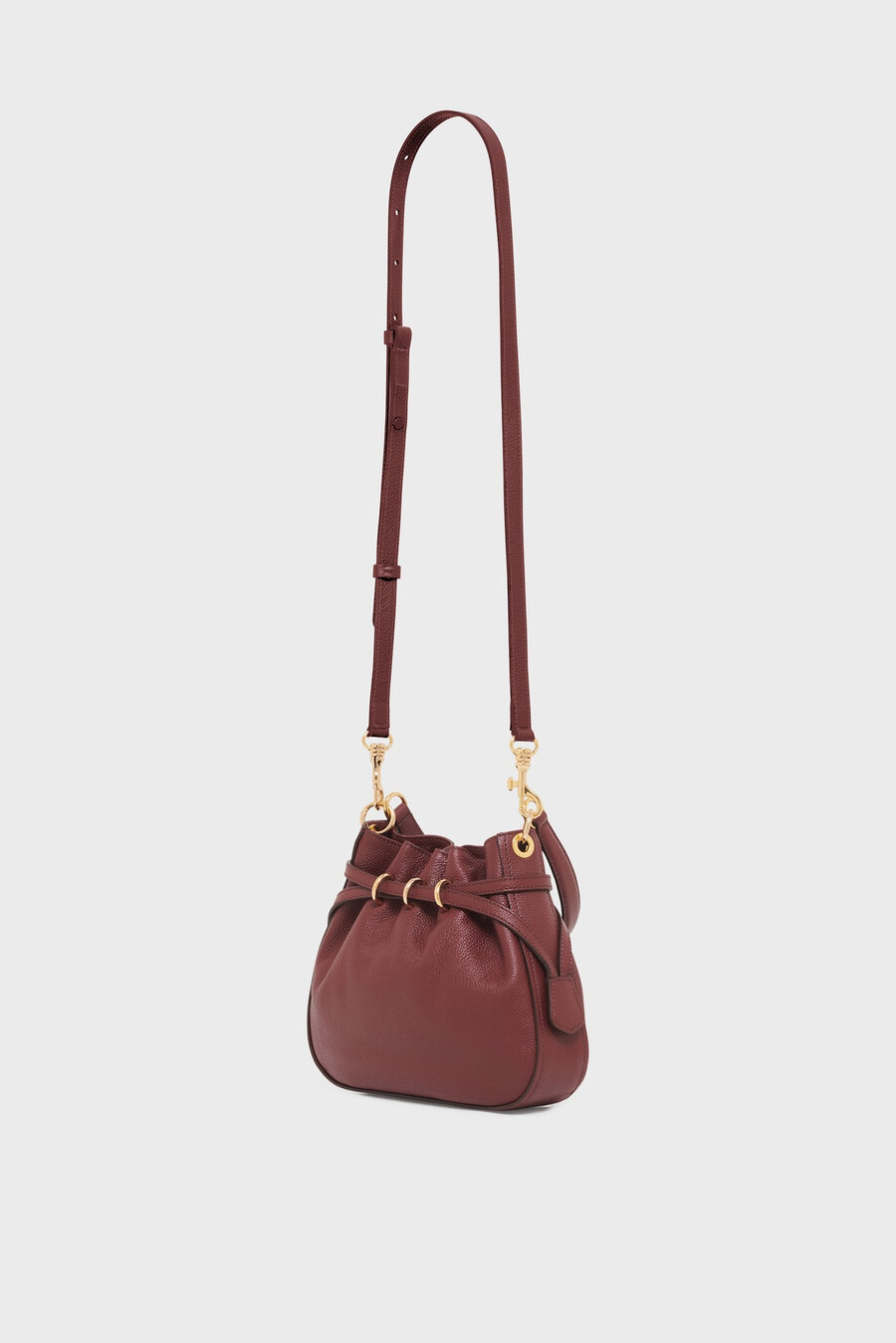 bolso cubo de piel flor - le mini romy