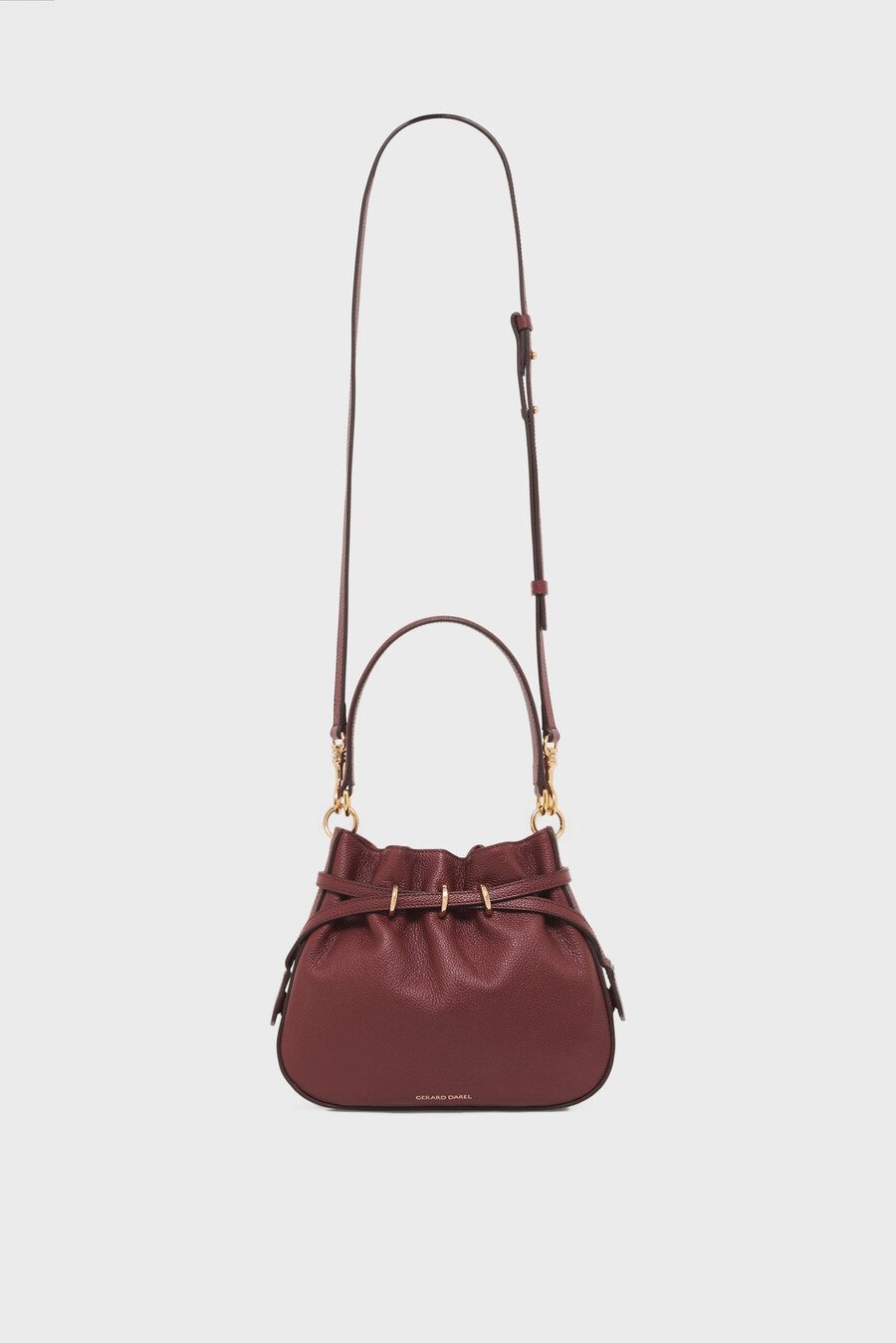 bolso cubo de piel flor - le mini romy