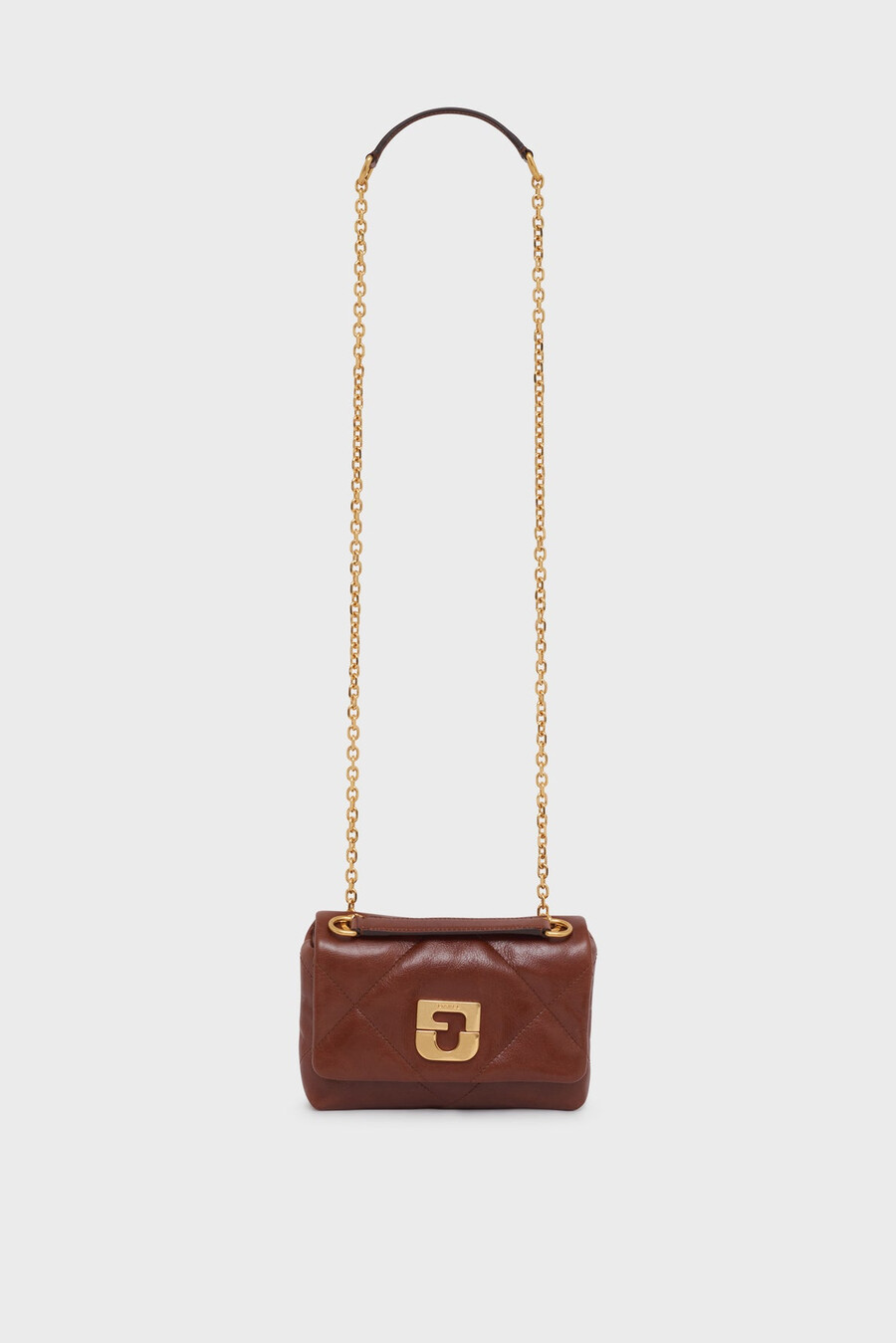 mini bolso de piel efecto arrugado - le mini fanny