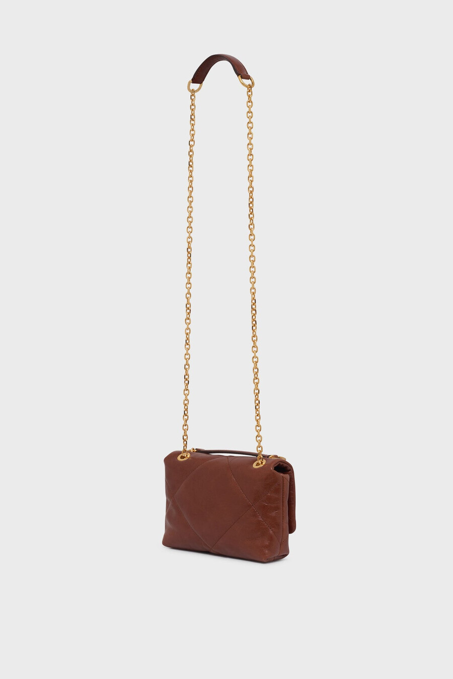mini bolso de piel efecto arrugado - le mini fanny