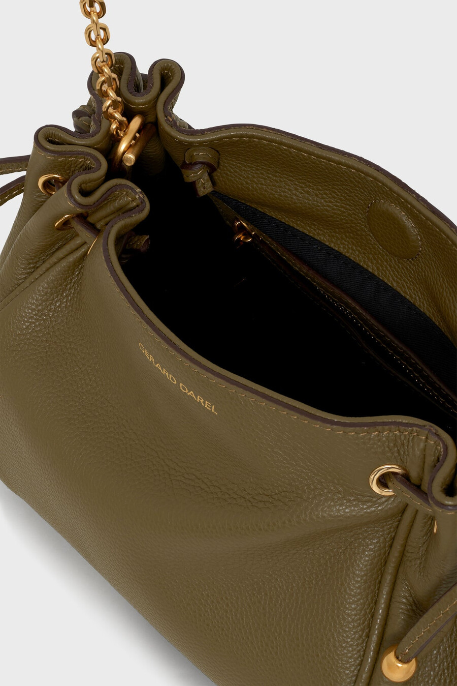 bolso de piel granulada - le mini 24
