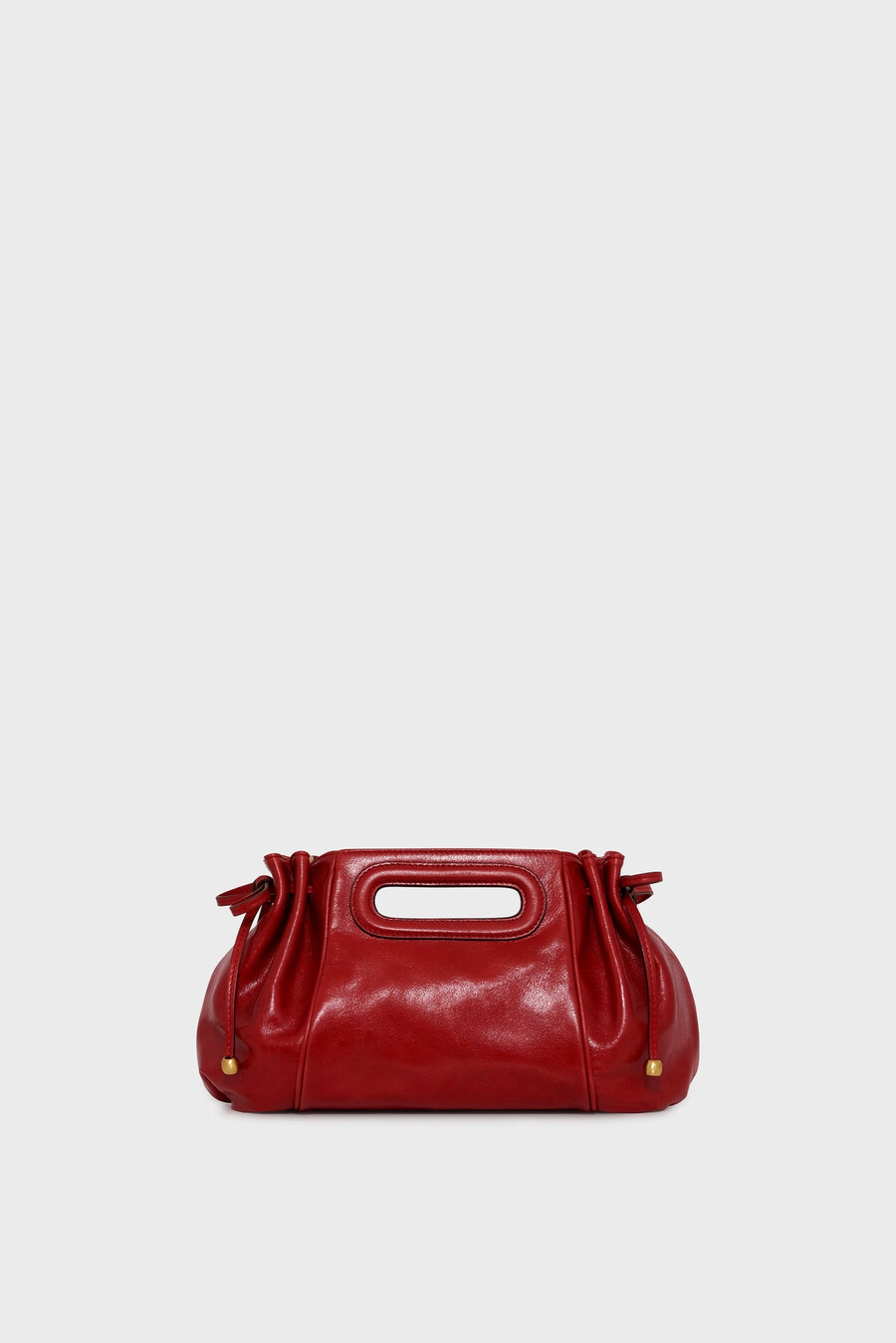 bolso de mano de piel efecto arrugado - mini dany