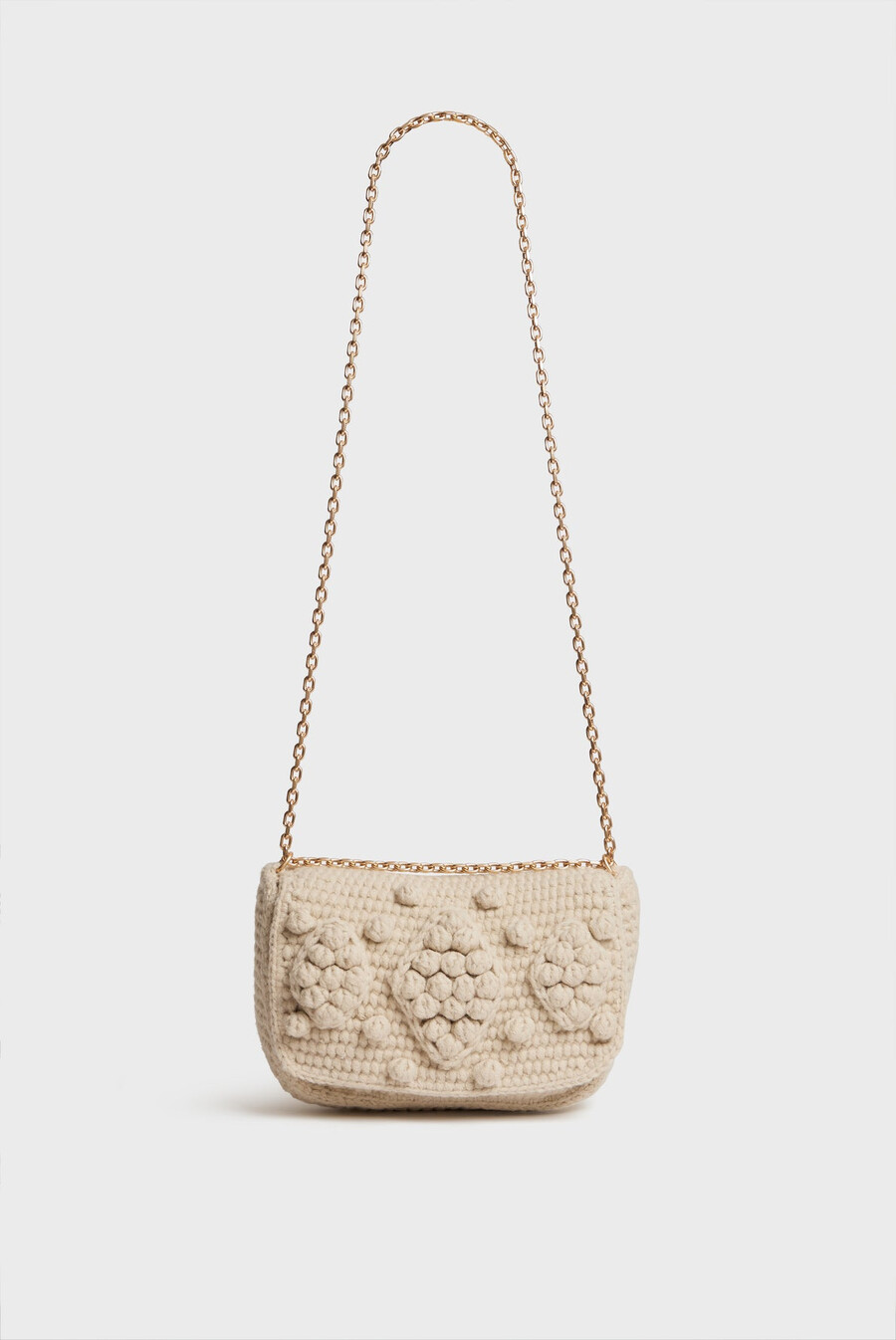 bolso bandolera de crochet de lana - archie
