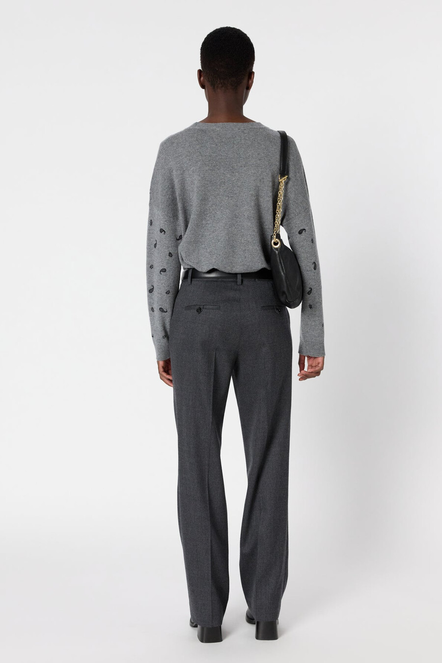 pantalones de traje acampanados - celina