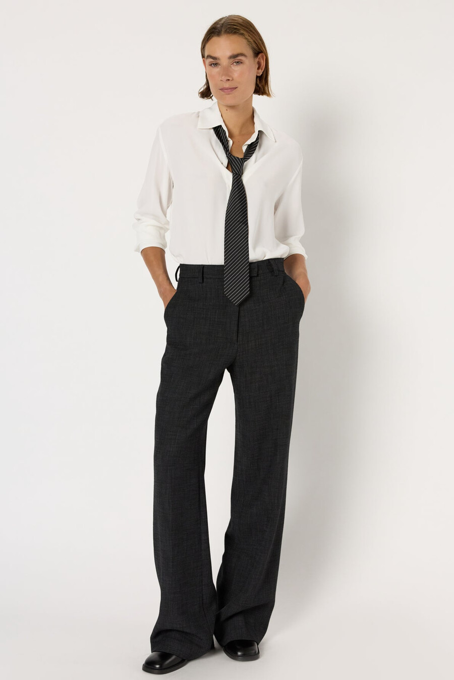 pantalones de traje acampanados - cherie