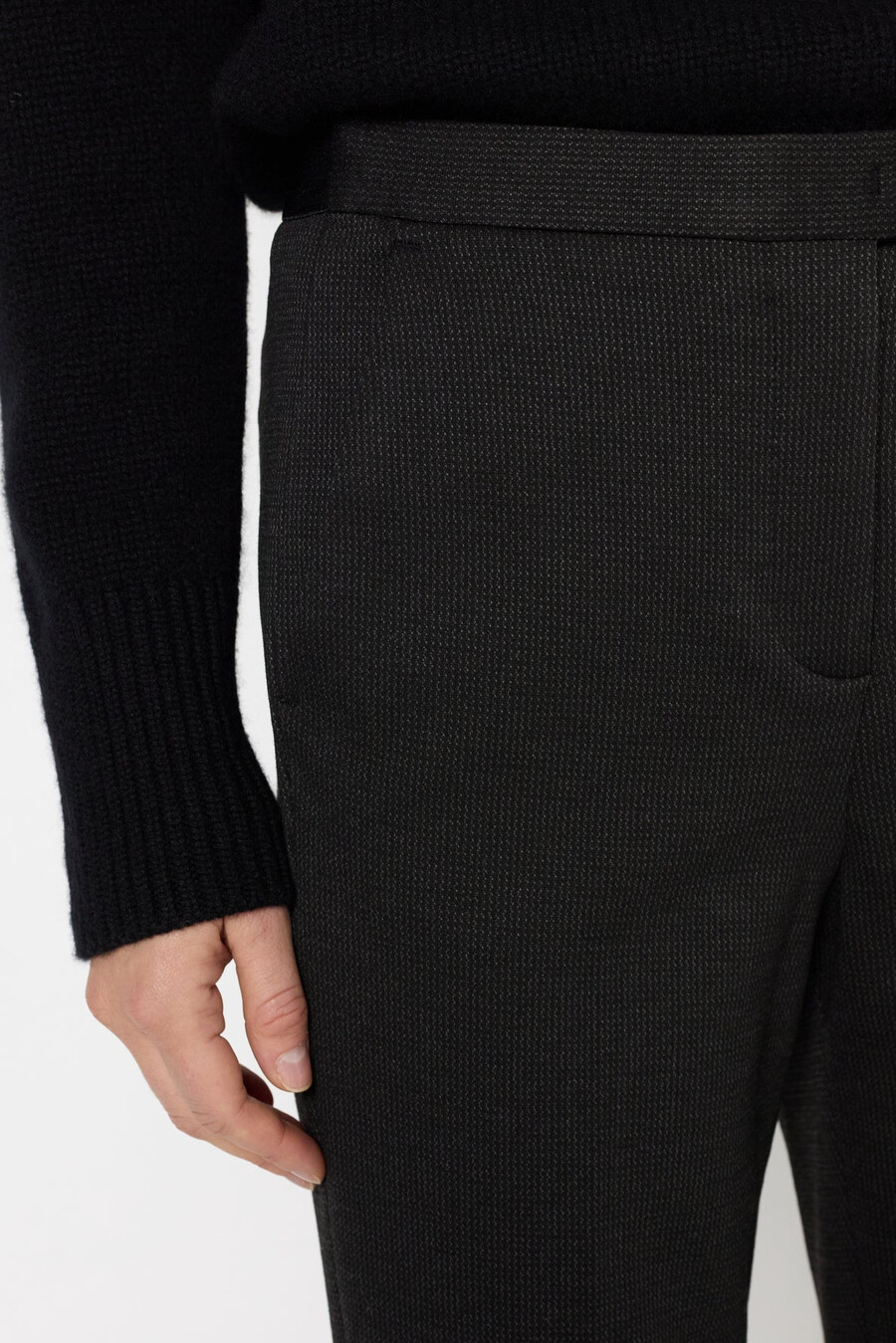 pantalones de jersey de pierna recta - candice