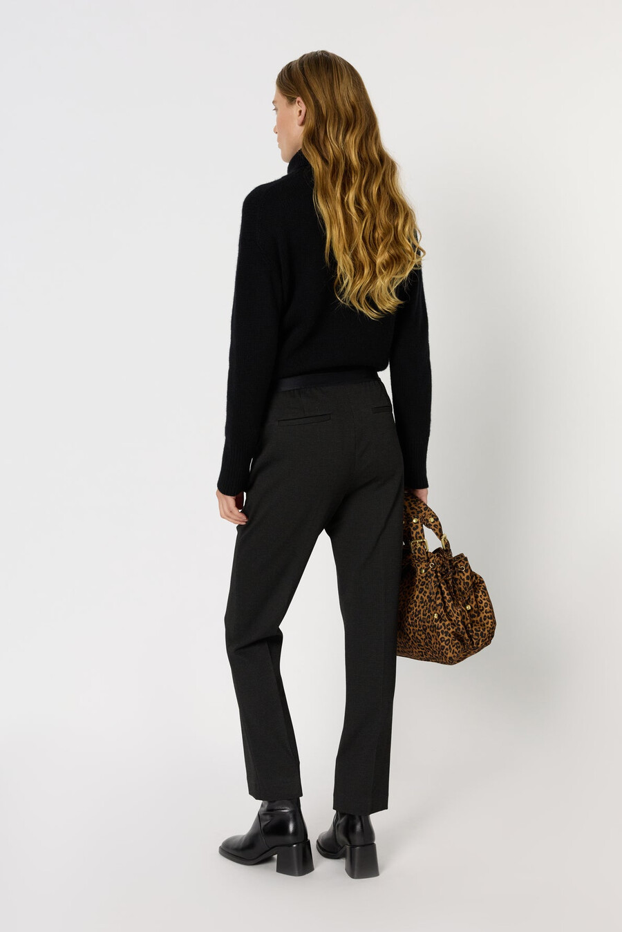 pantalones de jersey de pierna recta - candice
