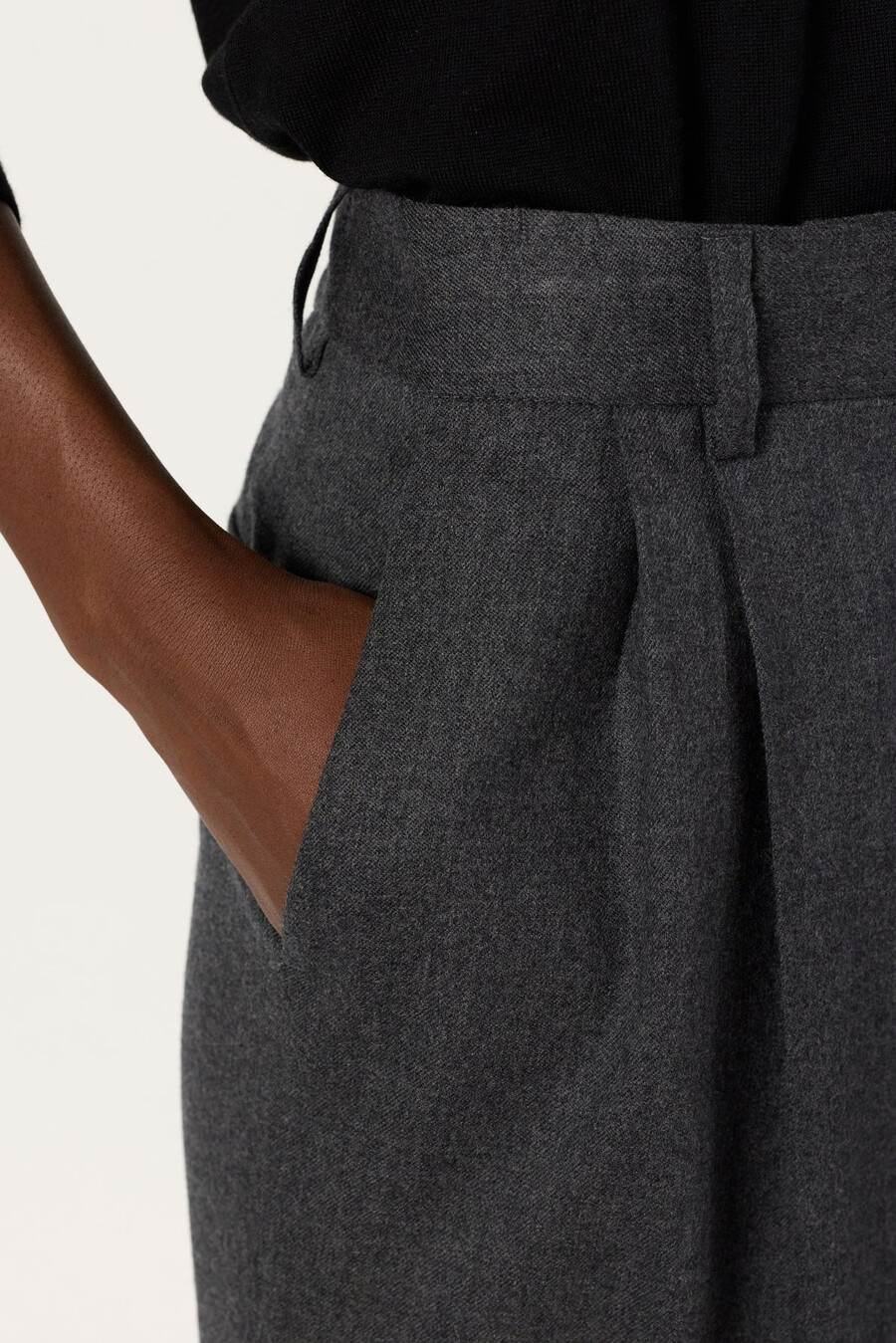 pantalón ancho liso - cyrielle