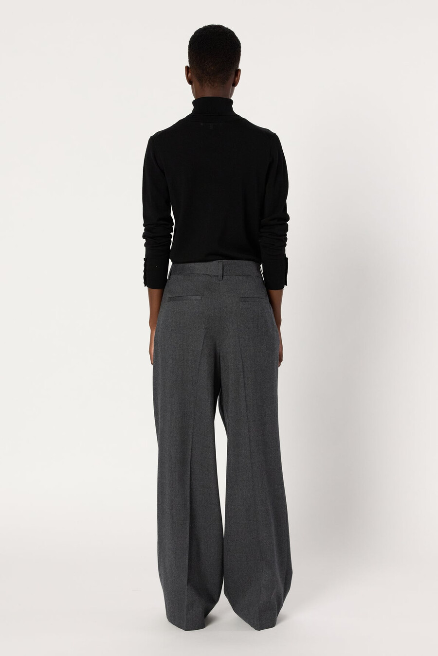 pantalón ancho liso - cyrielle