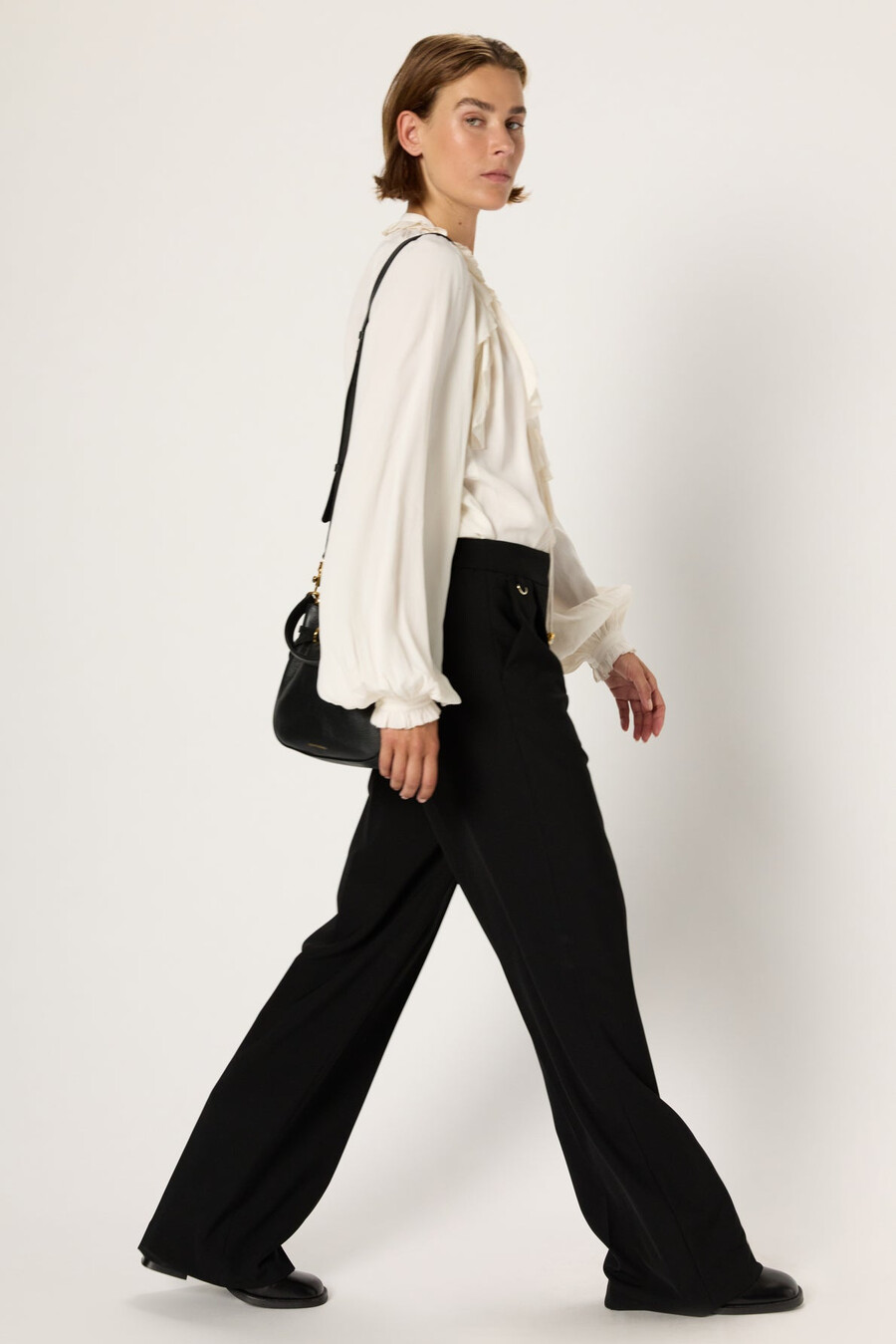 pantalones de traje anchos - caro
