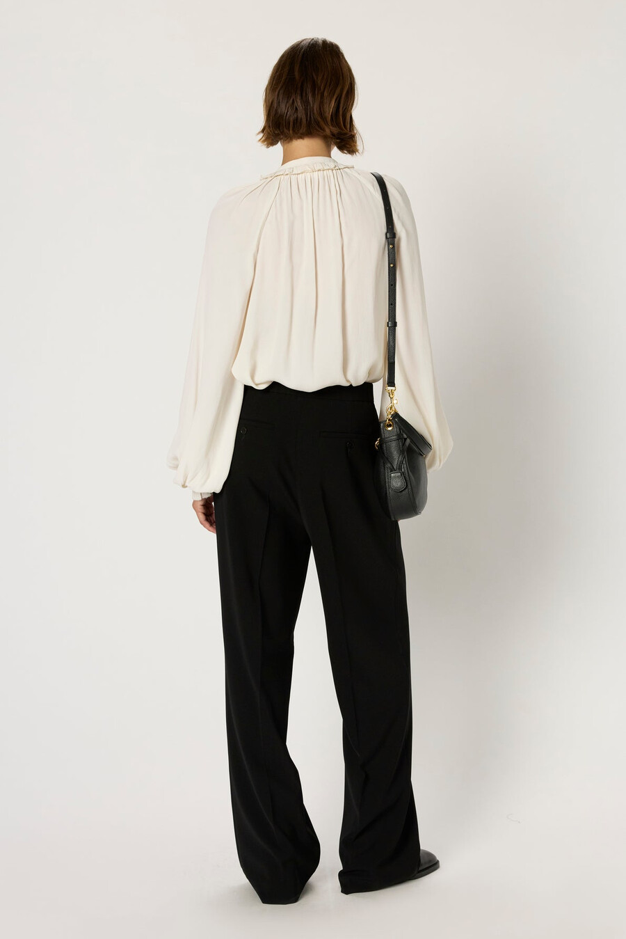 pantalones de traje anchos - caro
