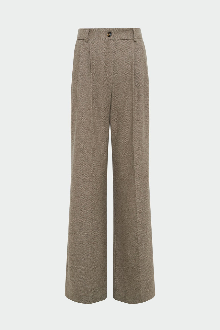 pantalón ancho plisado - clara