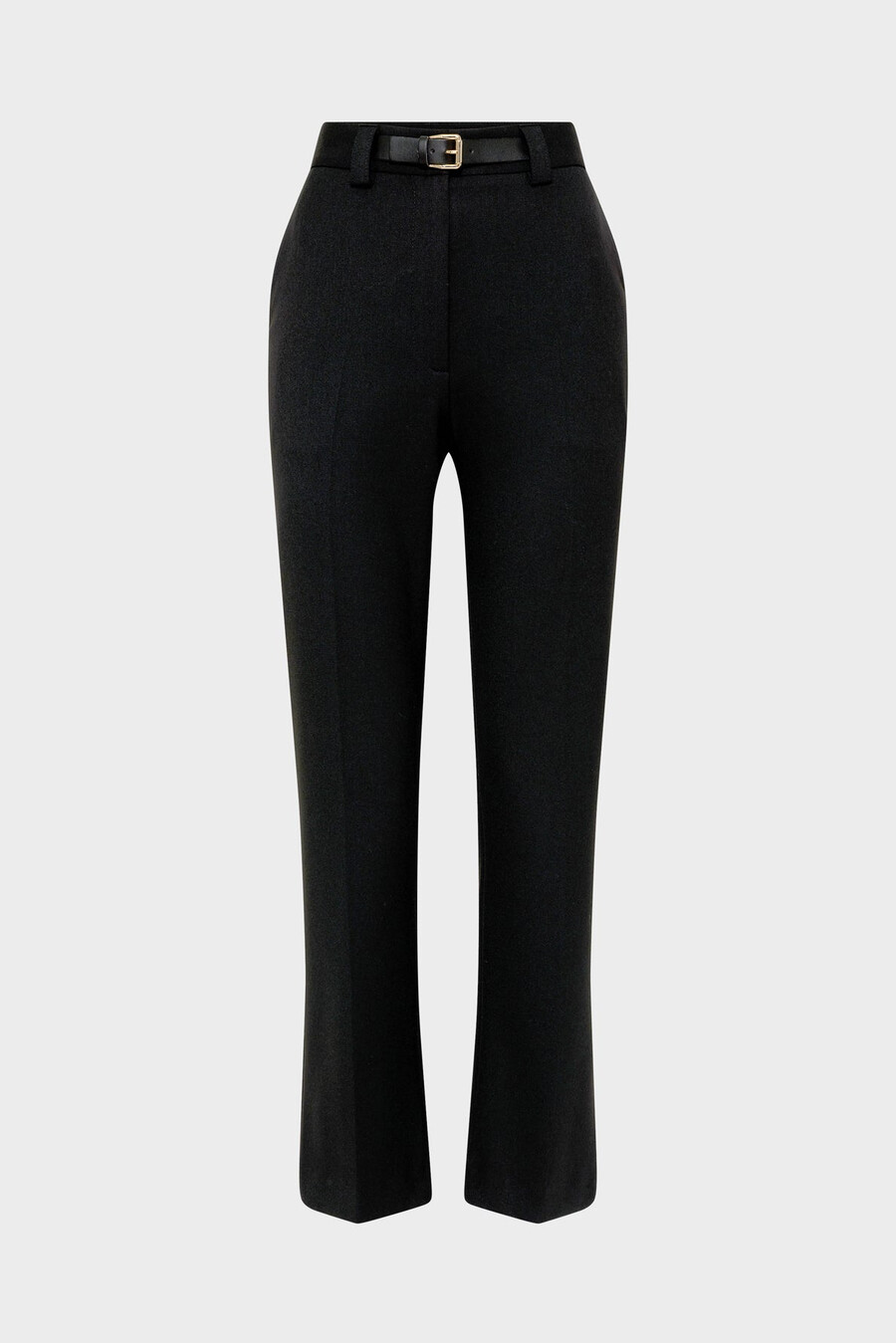 pantalón recto con cinturón - constance