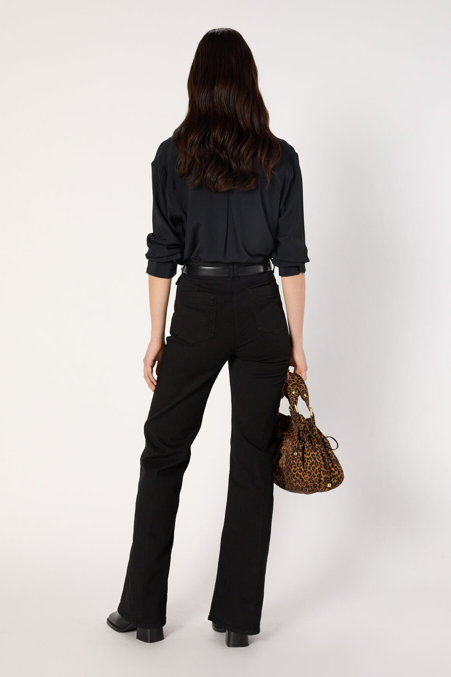 camisa negra suave - beata