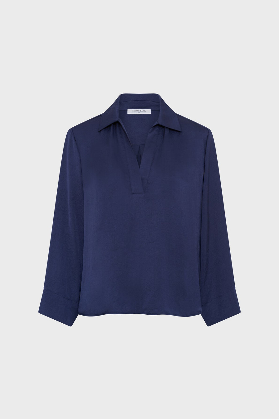 camisa fluida de satén - alina