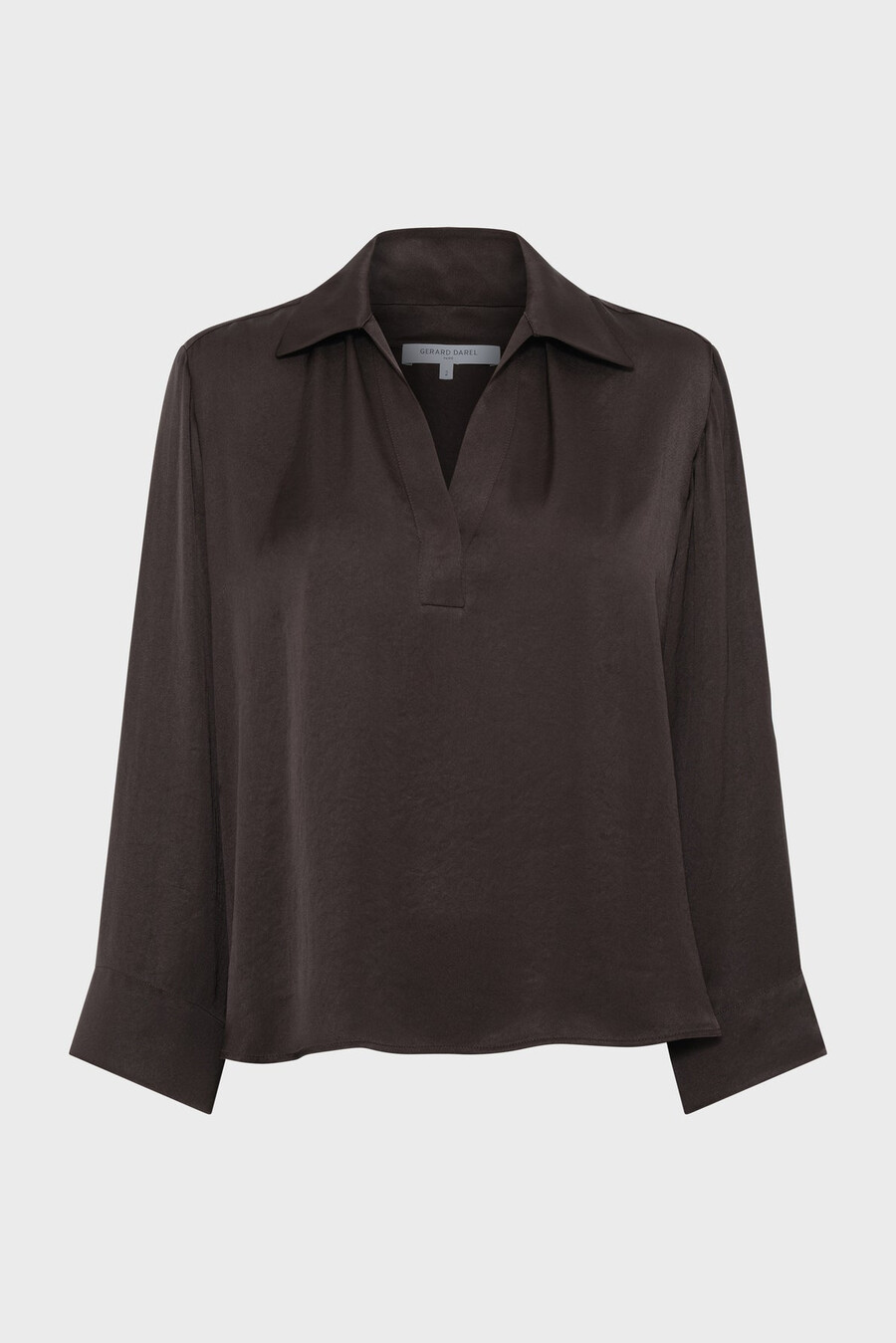 camisa de satén fluido - alina