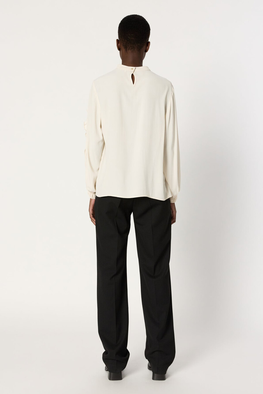 blusa suave con volantes - anais