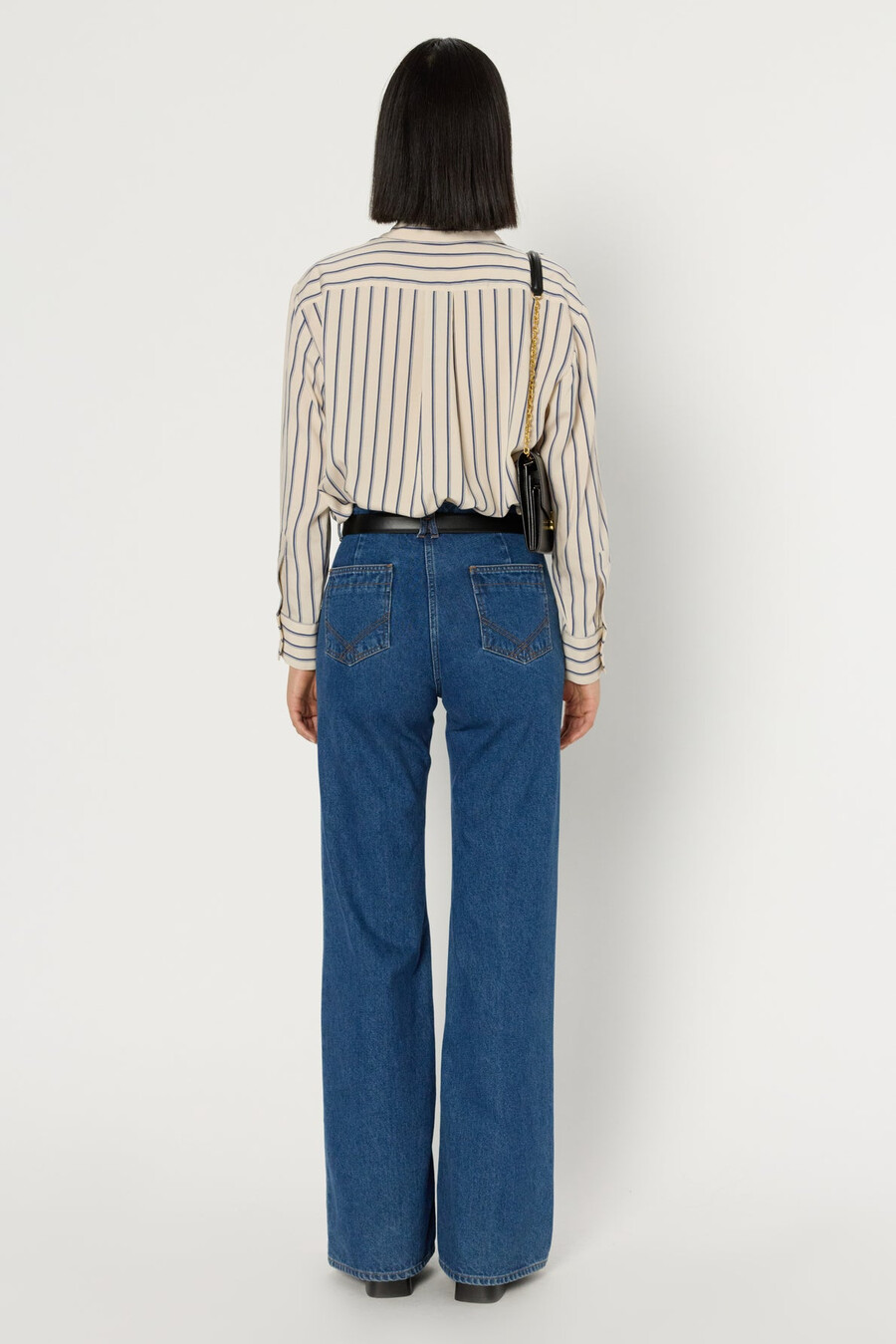 camisa fluida de rayas - adelaide